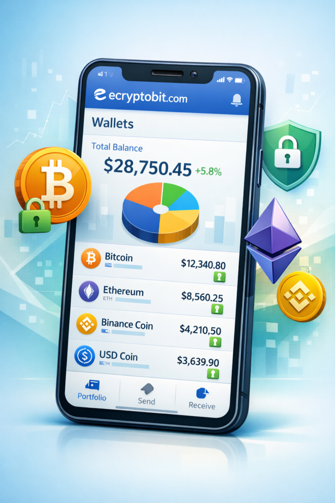 Ecryptobit.com Wallets