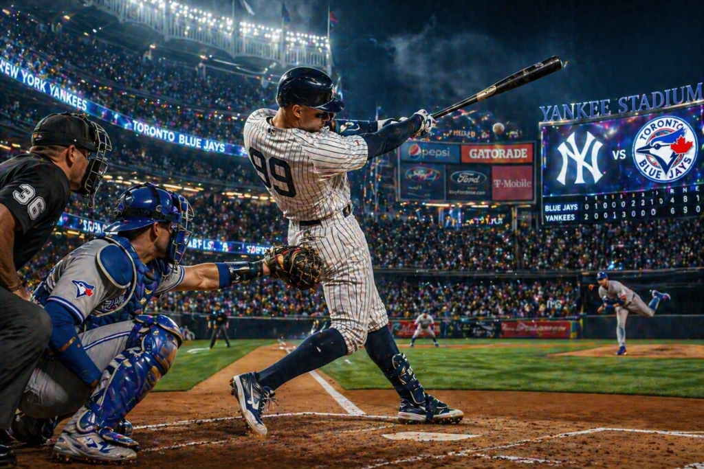 New York Yankees vs Toronto Blue Jays Match Player Stats