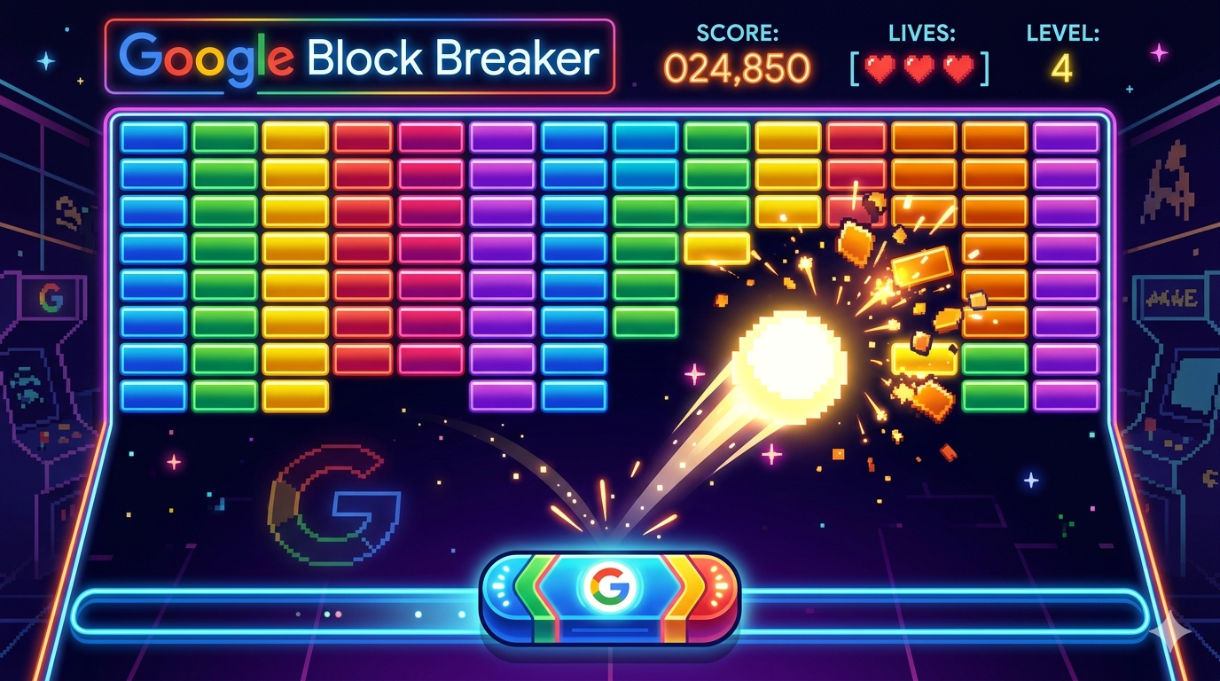 Google Block Breaker