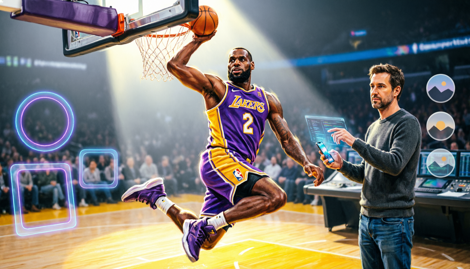 LeBron James and Kevin Systrom
