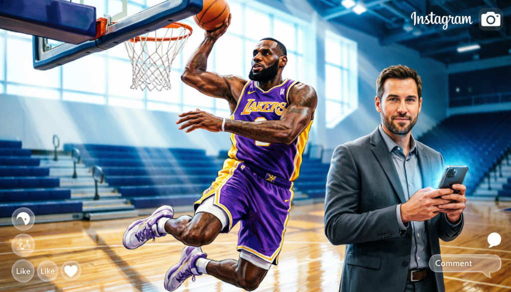 LeBron James and Kevin Systrom