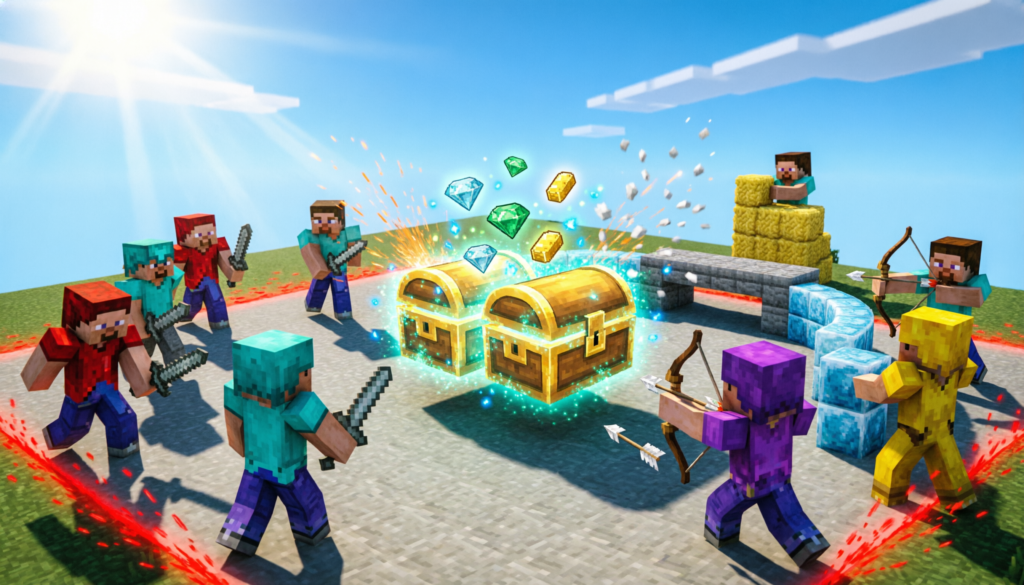 Minecraft PlayBattleSquare