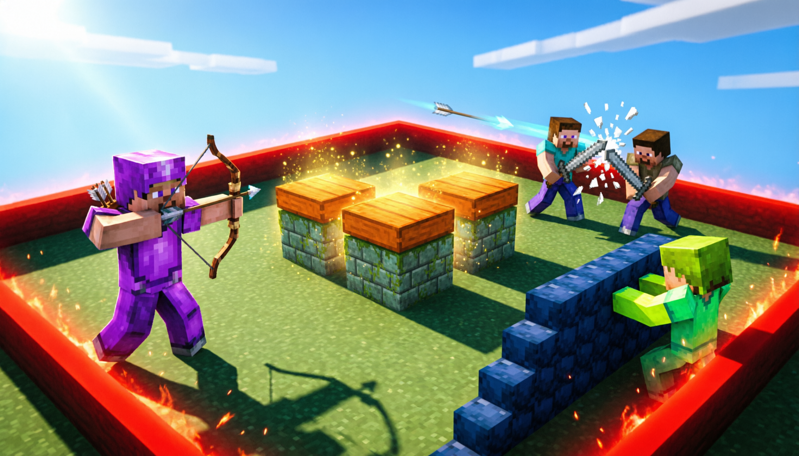 Minecraft PlayBattleSquare