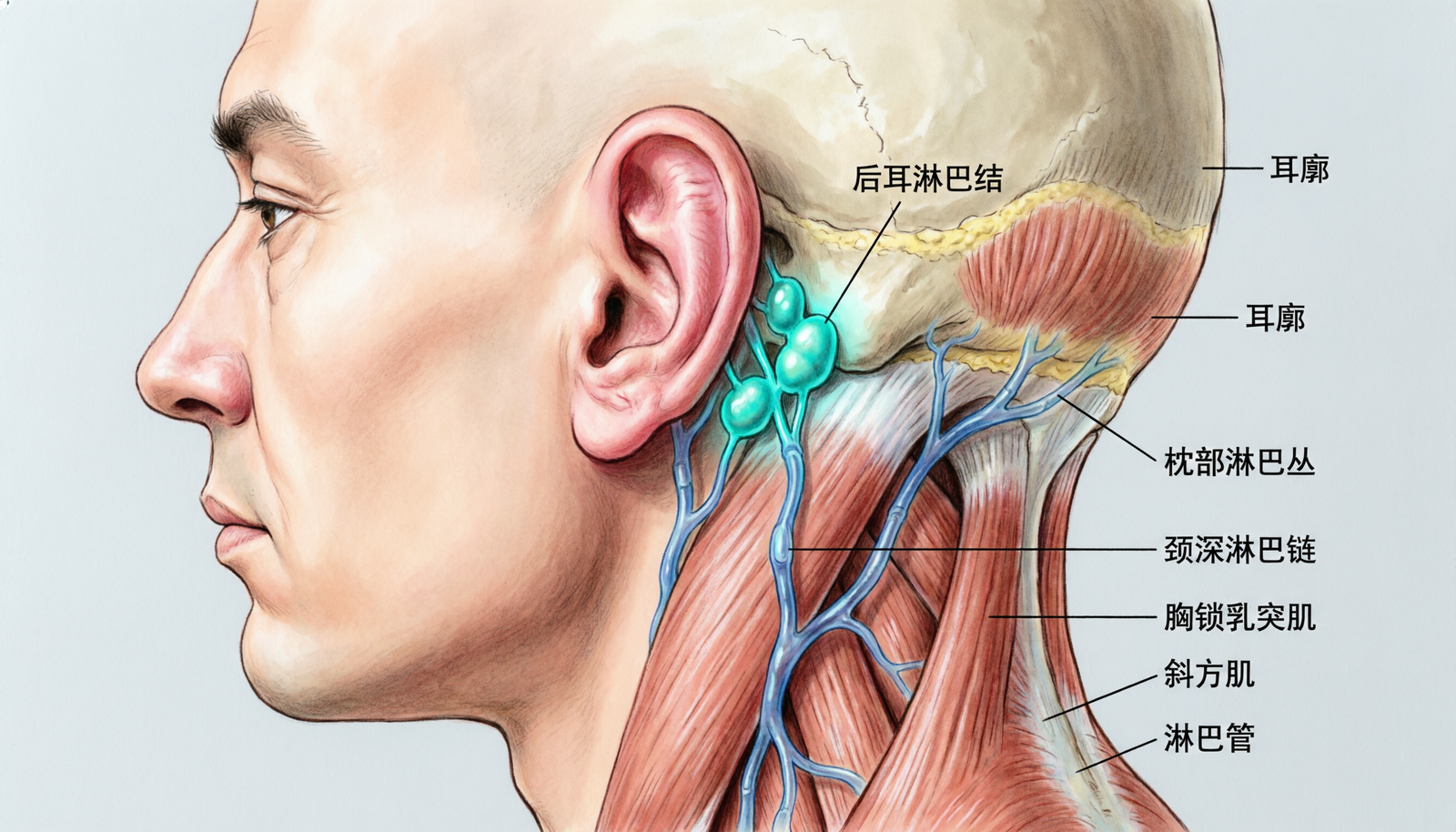 Posterior Auricular Lymph Nodes